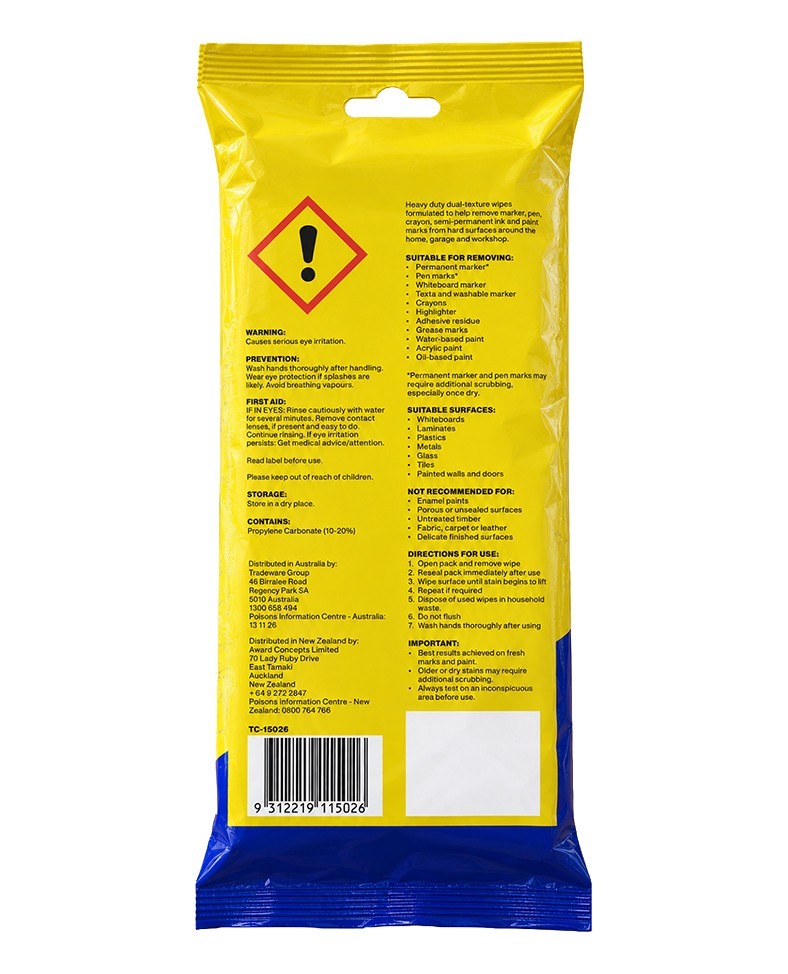 Paint & Marker Remover Wipes 40 Pack